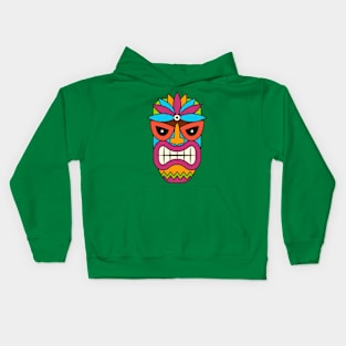 Exotic Tiki Masks Kids Hoodie